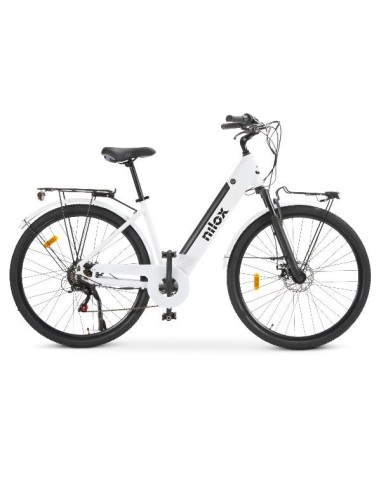 Nilox NXEBJ7WH bicicletta elettrica Bianco Alluminio 71,1 cm (28") 27,5 kg Litio