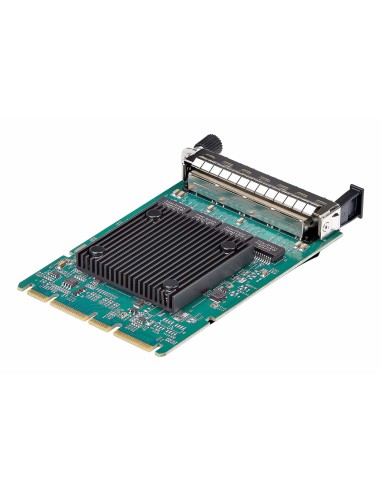 StarTech.com Scheda di rete server RJ45 Gigabit OCP 3.0 a 4 porte con Intel I350-AM4, compatibile SFF 4C+, Ethernet multi