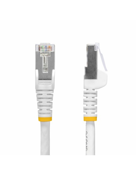 StarTech.com Cavo Ethernet CAT8 bianco da 50cm, RJ45 Snagless, 25G 40G, 2000MHz, 100W PoE++, S FTP, cavo lan in rame puro