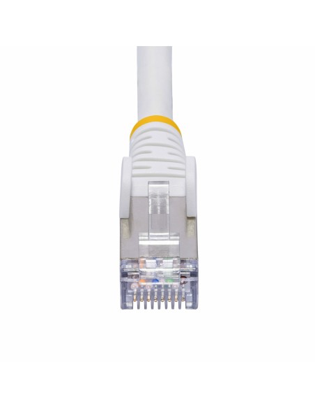 StarTech.com Cavo Ethernet CAT8 bianco da 50cm, RJ45 Snagless, 25G 40G, 2000MHz, 100W PoE++, S FTP, cavo lan in rame puro