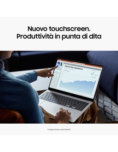 Samsung Galaxy Book4 Pro Laptop, Intel® Core™ Ultra 7 155H, 16GB RAM, 512GB SSD, 16" Dynamic AMOLED 2X touch, Windows 11 Home,