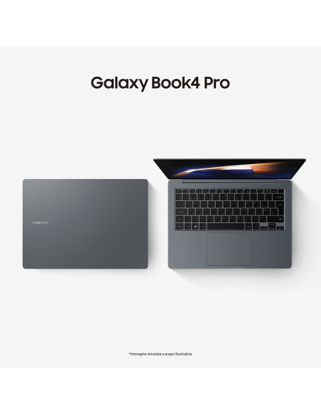 Samsung Galaxy Book4 Pro Laptop, Intel® Core™ Ultra 5 125H, 16GB RAM, 512GB SSD, 14" Dynamic AMOLED 2X touch, Windows 11 Home,