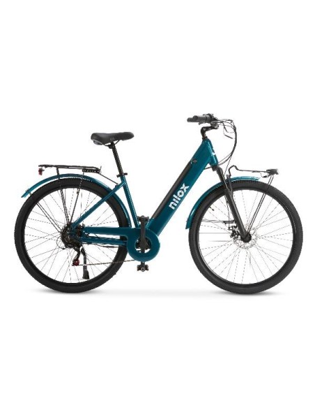 Nilox NXEBJ7GR bicicletta elettrica Verde Alluminio 71,1 cm (28") 27,5 kg Litio