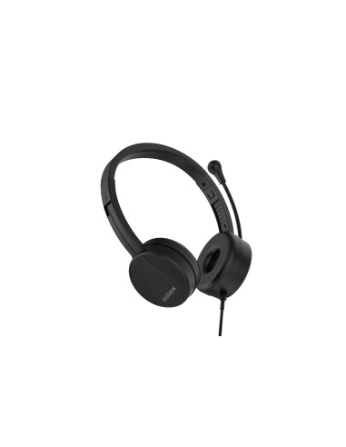 Nilox NXAUSB01 cuffia e auricolare Cuffie Cablato Casco Musica e Chiamate Nero