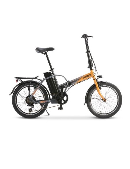 Nilox NXEBJ1PROOG bicicletta elettrica Nero, Arancione Acciaio 50,8 cm (20") 23,5 kg Litio