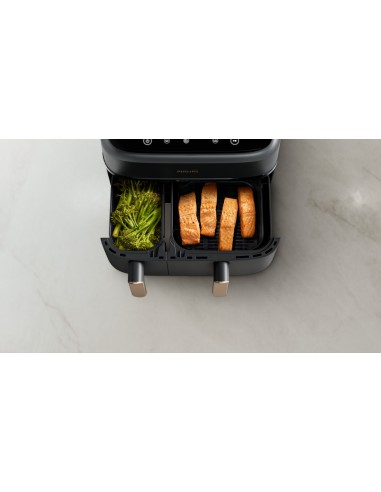 Philips 3000 series Airfryer doppio cestello, friggitrice ad aria da 9.0L, 12 metodi di cottura, App per ricette NA352 00