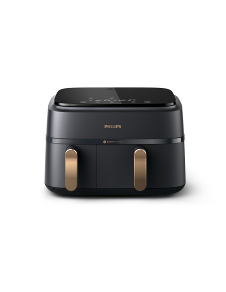 Philips 3000 series Airfryer doppio cestello, friggitrice ad aria da 9.0L, 12 metodi di cottura, App per ricette NA352 00
