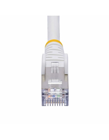 StarTech.com Cavo Ethernet CAT8 bianco da 12m, RJ45 Snagless, 25G 40G, 2000MHz, 100W PoE++, S FTP, cavo lan in rame puro 26AWG,