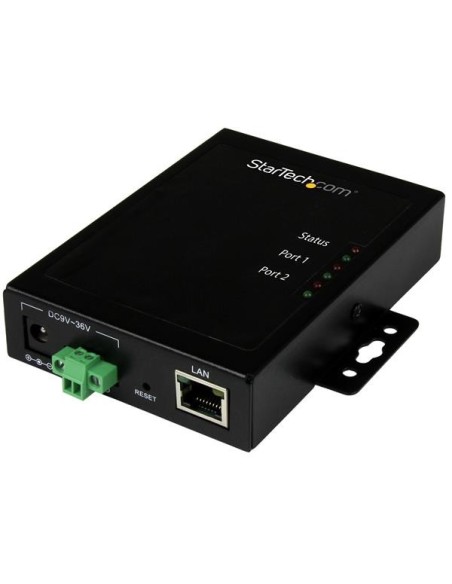 StarTech.com Server per dispositivi Seriali a Ethernet IP a 2 porte - RS232 - Montabile e in Metallo