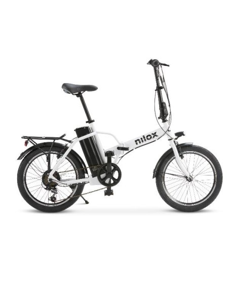 Nilox URBAN - eBike J1 Pro Bianco Acciaio 50,8 cm (20") 23,5 kg