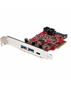 StarTech.com Scheda PCIe a 5 porte USB - Scheda PCIe USB 3.1 Gen 2 10Gbps con 1x USB-C e 2x USB-A - 1x 2 porte IDC (espansione 2