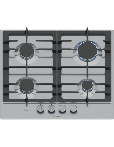 Bosch Serie 6 PCP6A5I90 , Piano cottura a gas, 60 cm, Acciaio inox