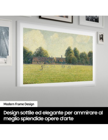 Samsung TV QLED 4K 43” QE43LS03DAUXZT Smart TV Wi-Fi Black 2024, Matte Display, Processore Quantum 4K, Modern Frame Design, OTS