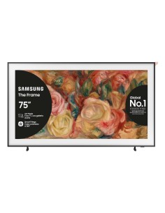 Samsung TV QLED 4K 75” QE75LS03DAUXZT Smart TV Wi-Fi Black 2024, Matte Display, Processore Quantum 4K, Modern Frame Design,