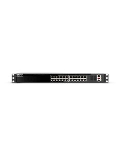 QNAP QSW-M3224-24T switch di rete Gestito L3 10G Ethernet (100 1000 10000) 1U Nero, Argento