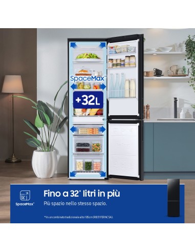 Samsung Frigorifero Combinato EcoFlex 1.85m 344L RB33B610EBN