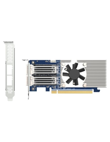 QNAP QXG-100G2SF-CX6 scheda di rete e adattatore Interno Fibra 100000 Mbit s