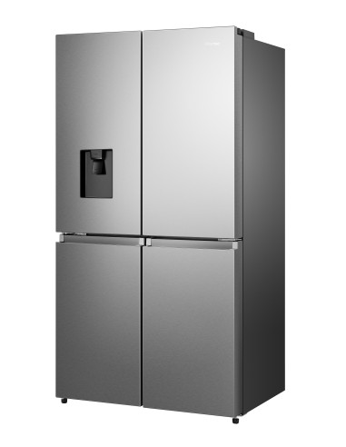 Hisense RQ758N4SWSE frigorifero side-by-side Libera installazione 606 L E Acciaio inox