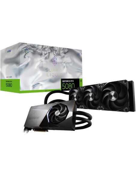 MSI SUPRIM GEFORCE RTX 5080 16G LIQUID SOC scheda video NVIDIA 16 GB GDDR7