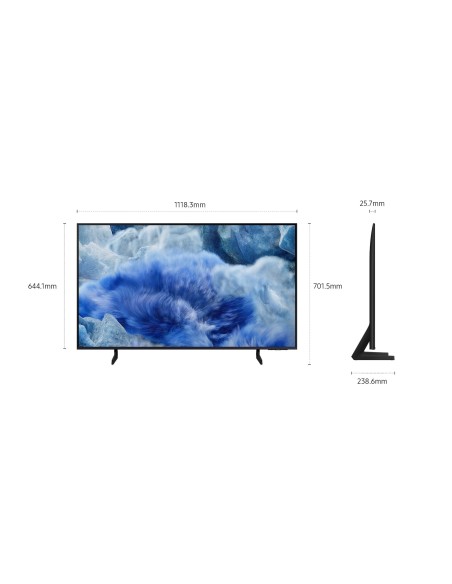 Samsung QE50Q8FAAUXZT TV 127 cm (50") 4K Ultra HD Smart TV Wi-Fi Grigio