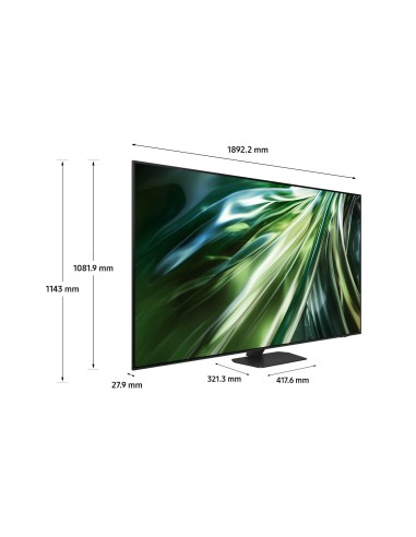 Samsung Smart TV 85” QE85QN90DATXZT Neo QLED 4K Mini LED Titan Black 2024, Processore NQ4 AI GEN2, Tecnologia Quantum Matrix,