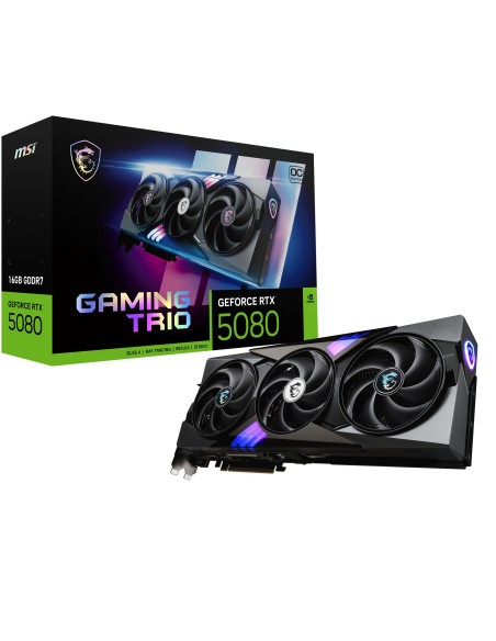 MSI GAMING GEFORCE RTX 5080 16G TRIO OC scheda video NVIDIA 16 GB GDDR7