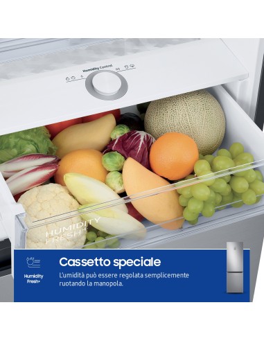 Samsung RB34C775CS9 frigorifero Combinato EcoFlex AI 1.85m 344L Libera installazione con congelatore Wifi 1,85m 344 L con