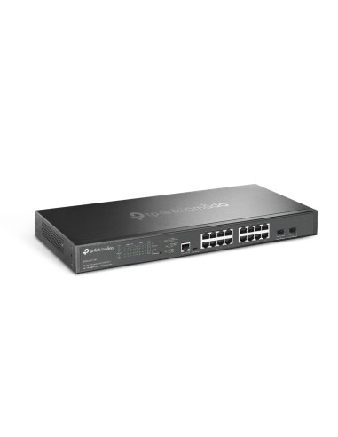 TP-Link Omada SG3218XP-M2 switch di rete Gestito L2+ 2.5G Ethernet (100 1000 2500) Supporto Power over Ethernet (PoE) 1U Nero