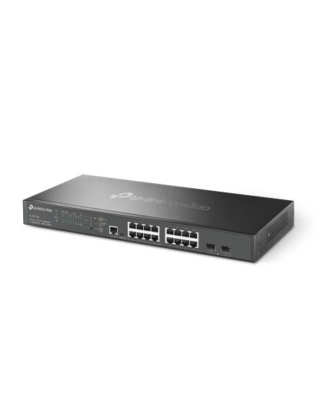 TP-Link Omada SG3218XP-M2 switch di rete Gestito L2+ 2.5G Ethernet (100 1000 2500) Supporto Power over Ethernet (PoE) 1U Nero