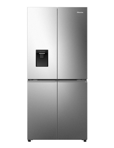 Hisense RQ5P470SMIE frigorifero con congelatore 482 L E Argento, Acciaio inox