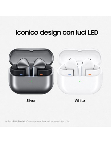 Samsung Galaxy Buds3 Pro Auricolari AI in-ear True Wireless, Speaker a 2 vie, Audio Hi-Fi, Impermeabilità IP57, Silver