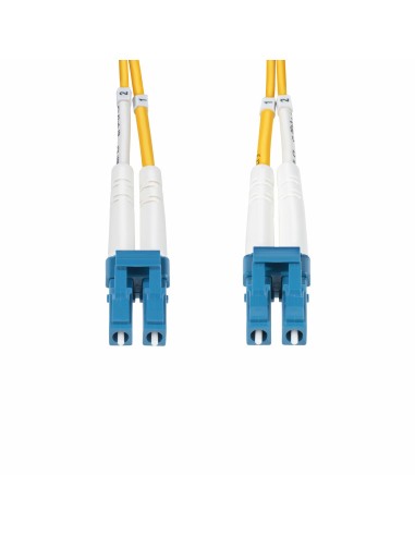 StarTech.com Cavo in fibra ottica duplex monomodale OS2 da LC a LC (UPC) da 1m, 9 125µm, 100G, Insensibile alla piegatura,