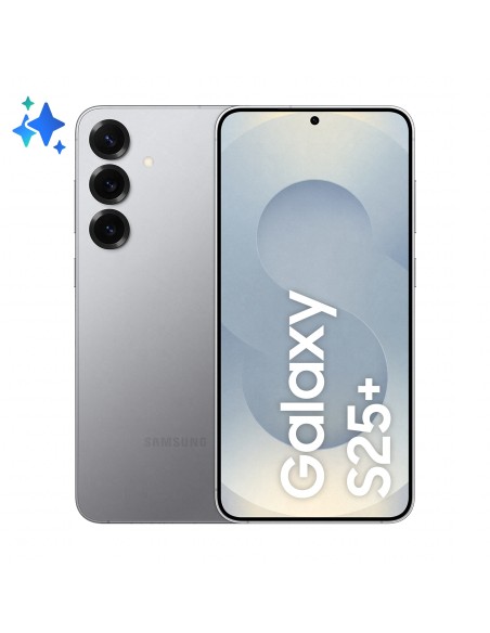 Samsung Galaxy S25+ Smartphone AI, Display 6.7'' QHD+ Dynamic AMOLED 2X, Fotocamera 50MP, RAM 12GB, 512GB, 4.900 mAh, Silver
