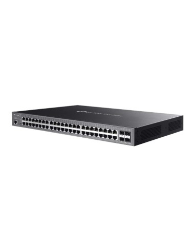 TP-Link Omada SG3452XMPP switch di rete Gestito L2+ Gigabit Ethernet (10 100 1000) Supporto Power over Ethernet (PoE) 1U Nero