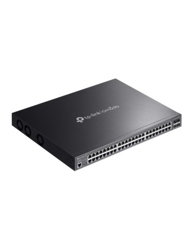 TP-Link Omada SG3452XMPP switch di rete Gestito L2+ Gigabit Ethernet (10 100 1000) Supporto Power over Ethernet (PoE) 1U Nero