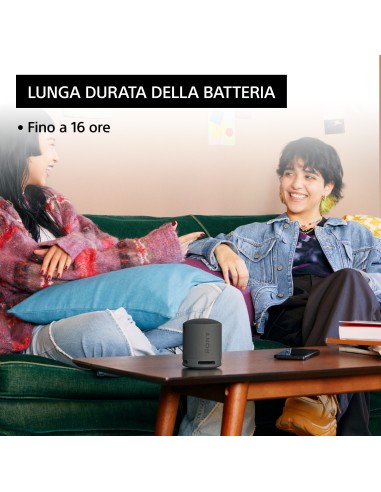 Sony SRS-XB100 - Speaker Wireless Bluetooth, portatile, leggero, compatto, da esterno, da viaggio, resistente IP67 impermeabile