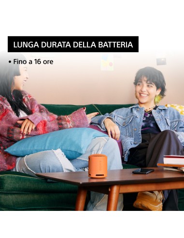 Sony SRS-XB100 - Speaker Wireless Bluetooth, portatile, leggero, compatto, da esterno, da viaggio, resistente IP67 impermeabile
