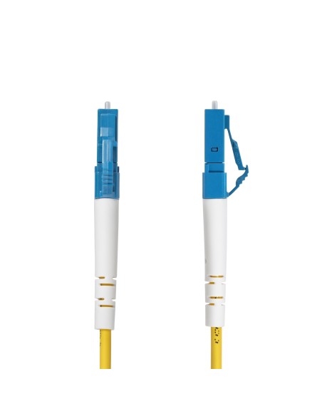 StarTech.com Cavo in fibra ottica simplex monomodale OS2 da LC a SC (UPC) da 1m, 9 125µm, 40G 100G, Insensibile alla piegatura,