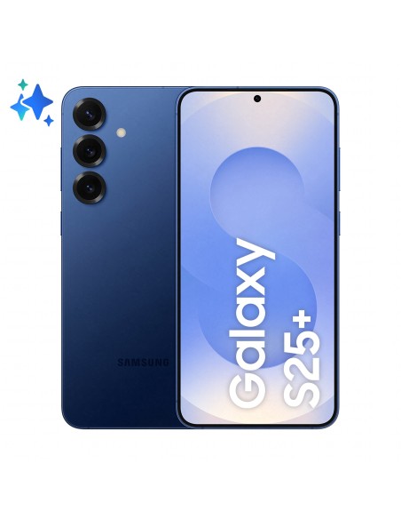Samsung Galaxy S25+ Smartphone AI, Display 6.7'' QHD+ Dynamic AMOLED 2X, Fotocamera 50MP, RAM 12GB, 512GB, 4.900 mAh, Navy