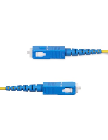 StarTech.com Cavo in fibra ottica simplex monomodale OS2 da SC a SC (UPC) da 100 m, 9 125µm, 40G 100G, Insensibile alla