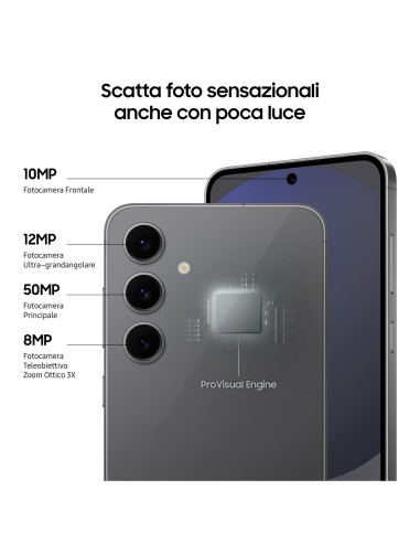 Samsung Galaxy S24 FE , Smartphone AI, 8GB RAM, 128GB, Blue