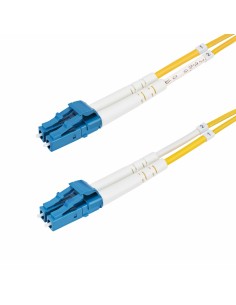 StarTech.com Cavo in fibra ottica duplex monomodale OS2 da LC a LC (UPC) da 50m, 9 125µm, 100G, Insensibile alla piegatura,