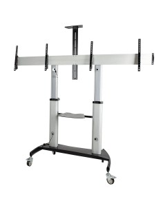 StarTech.com STNDMTVDUO Supporto TV a parete 152,4 cm (60") Nero, Argento
