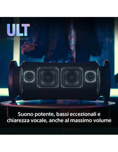 Sony ULT FIELD 7 - Speaker portatile wireless Bluetooth con ULT POWER SOUND, Ultimate Deep BASS, X Balanced Speaker, batteria