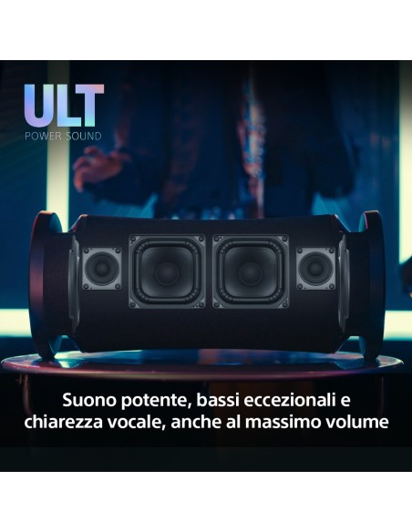 Sony ULT FIELD 7 - Speaker portatile wireless Bluetooth con ULT POWER SOUND, Ultimate Deep BASS, X Balanced Speaker, batteria