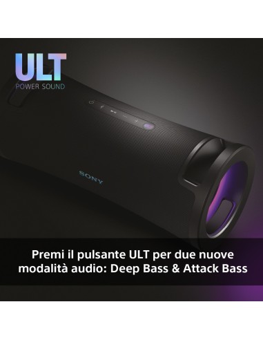 Sony ULT FIELD 7 - Speaker portatile wireless Bluetooth con ULT POWER SOUND, Ultimate Deep BASS, X Balanced Speaker, batteria