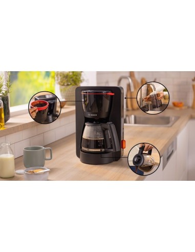Bosch TKA3M133 Macchina da caffè americana MyMoment Nero