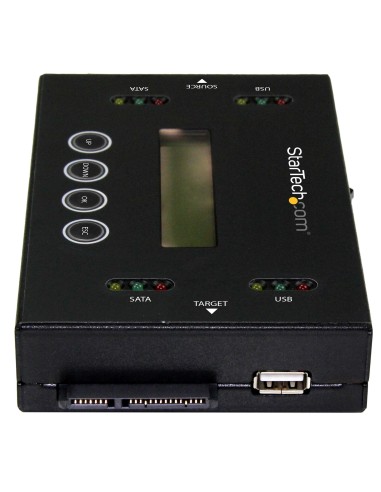 StarTech.com Docking Station per Hard Disk a 2 Slot - Duplicatore ed Eraser Standalone 1 1 con funzione Clone per Chiavette USB