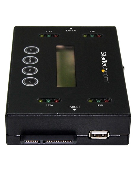 StarTech.com Docking Station per Hard Disk a 2 Slot - Duplicatore ed Eraser Standalone 1 1 con funzione Clone per Chiavette USB