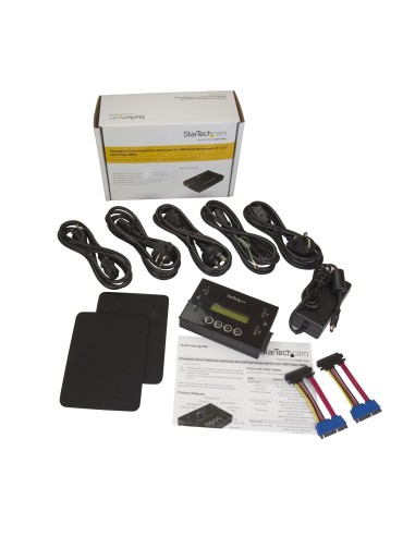 StarTech.com Docking Station per Hard Disk a 2 Slot - Duplicatore ed Eraser Standalone 1 1 con funzione Clone per Chiavette USB